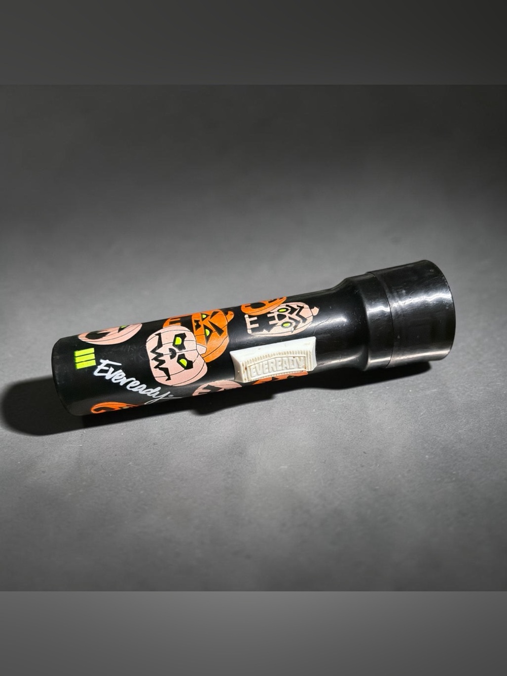 Vintage 1980’s Eveready Halloween Scary Jack o Lanterns Flashlight Tested